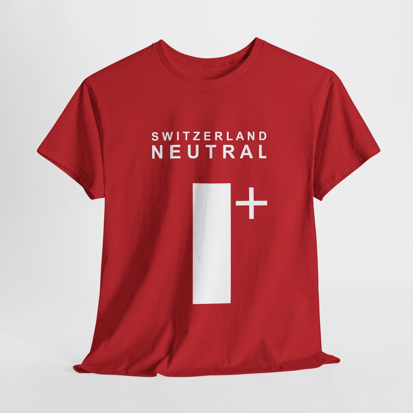 Colors of Switzerland - Neuchatel- Unisex Heavy Cotton T-Shirt