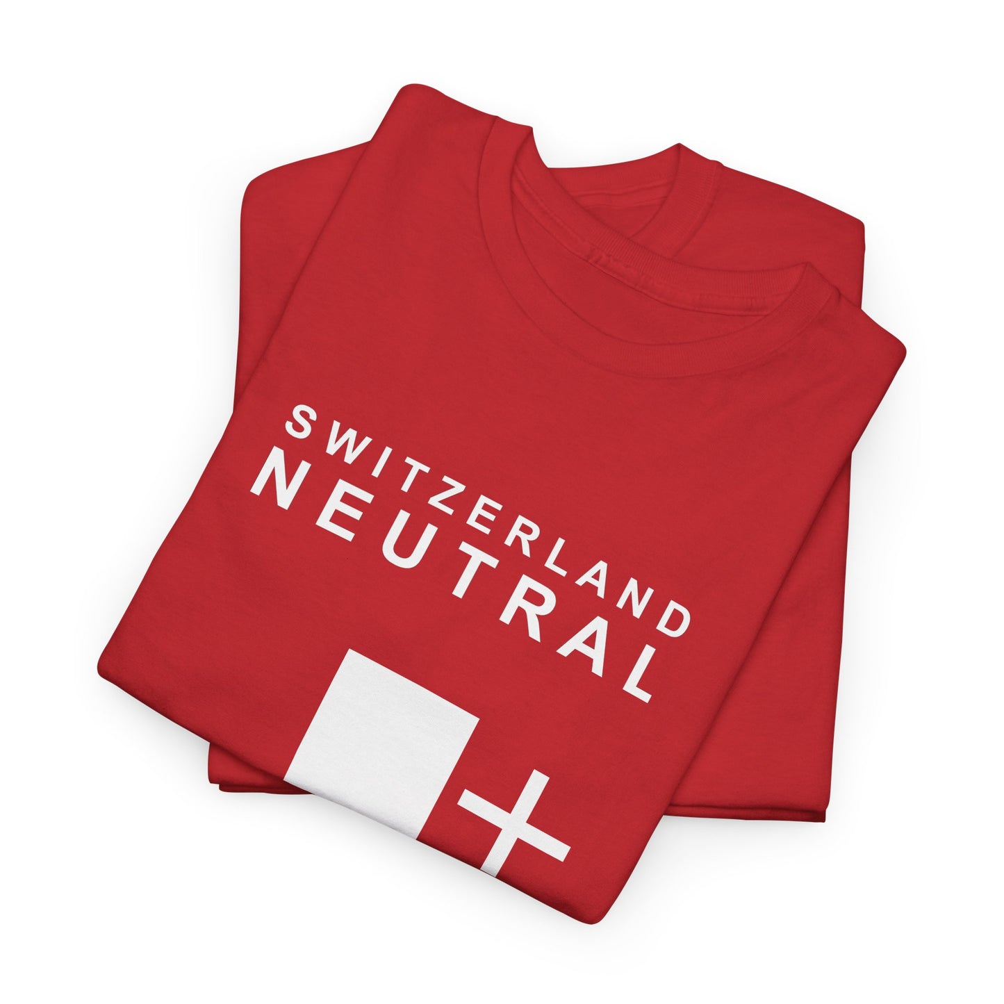 Colors of Switzerland - Neuchatel- Unisex Heavy Cotton T-Shirt