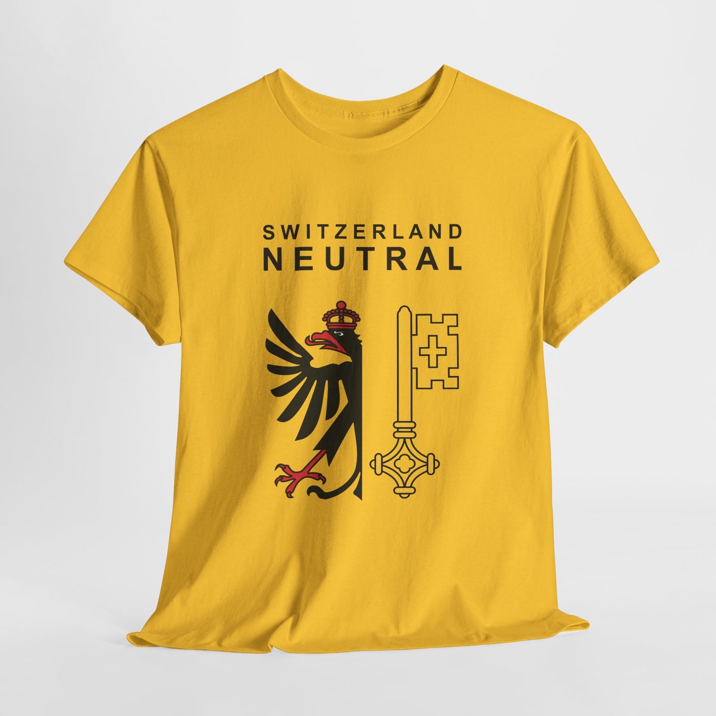 Colors of Switzerland - Geneva- Unisex Heavy Cotton T-Shirt
