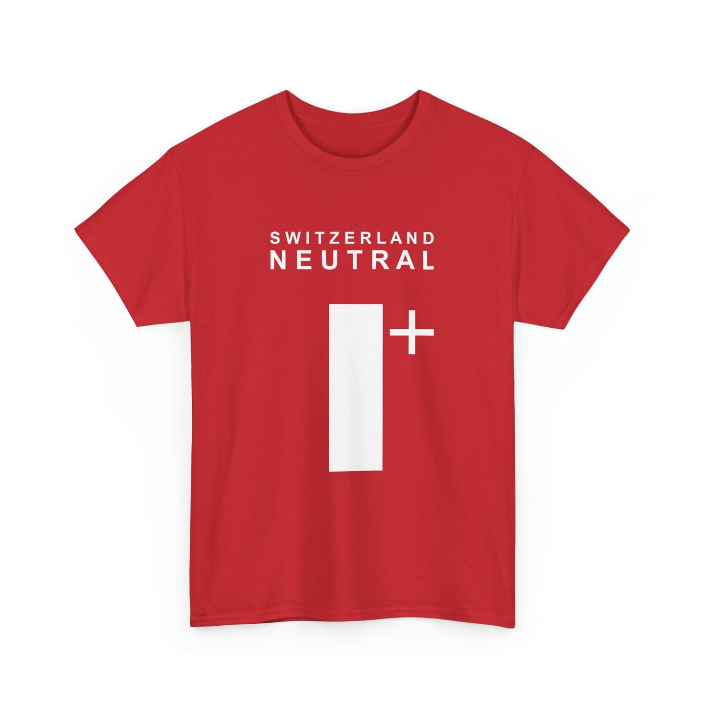 Colors of Switzerland - Neuchatel- Unisex Heavy Cotton T-Shirt