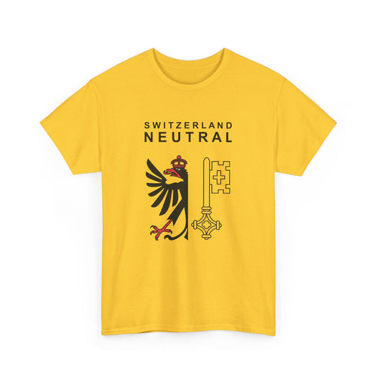 Colors of Switzerland - Geneva- Unisex Heavy Cotton T-Shirt